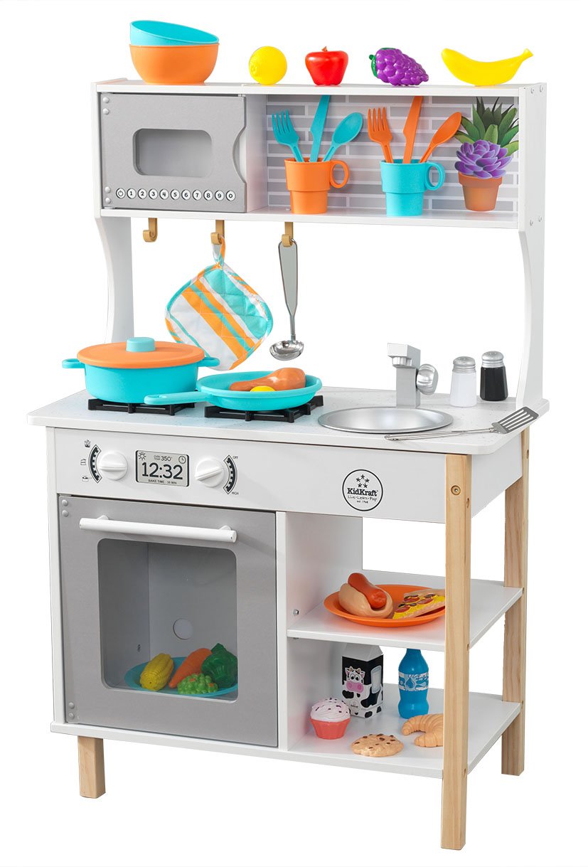Buy Kidkraft All Time Play Wooden Pretend Play Toy Kitchen for Kids with Role Play Accessories Included | Yallatoys.com