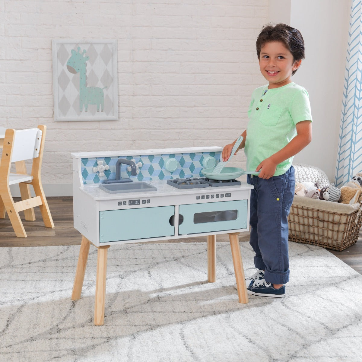Buy Kidkraft Play & Put Away Wooden Kitchen | Yallatoys.com