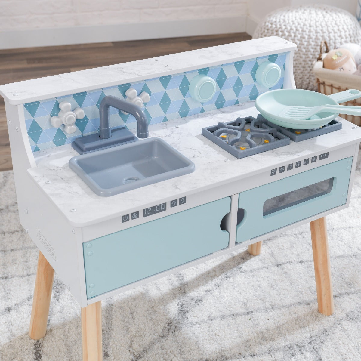 Buy Kidkraft Play & Put Away Wooden Kitchen | Yallatoys.com