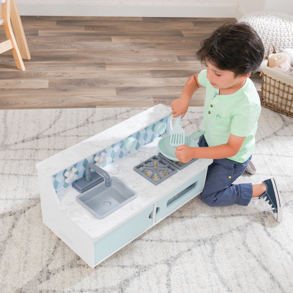 Buy Kidkraft Play & Put Away Wooden Kitchen | Yallatoys.com