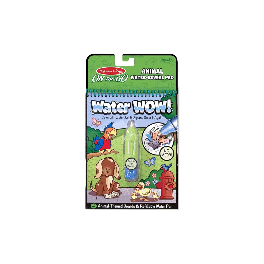 Buy Melissa & Doug On the Go Water Wow Reusable activity pad to reveal Animals | Yallatoys.com