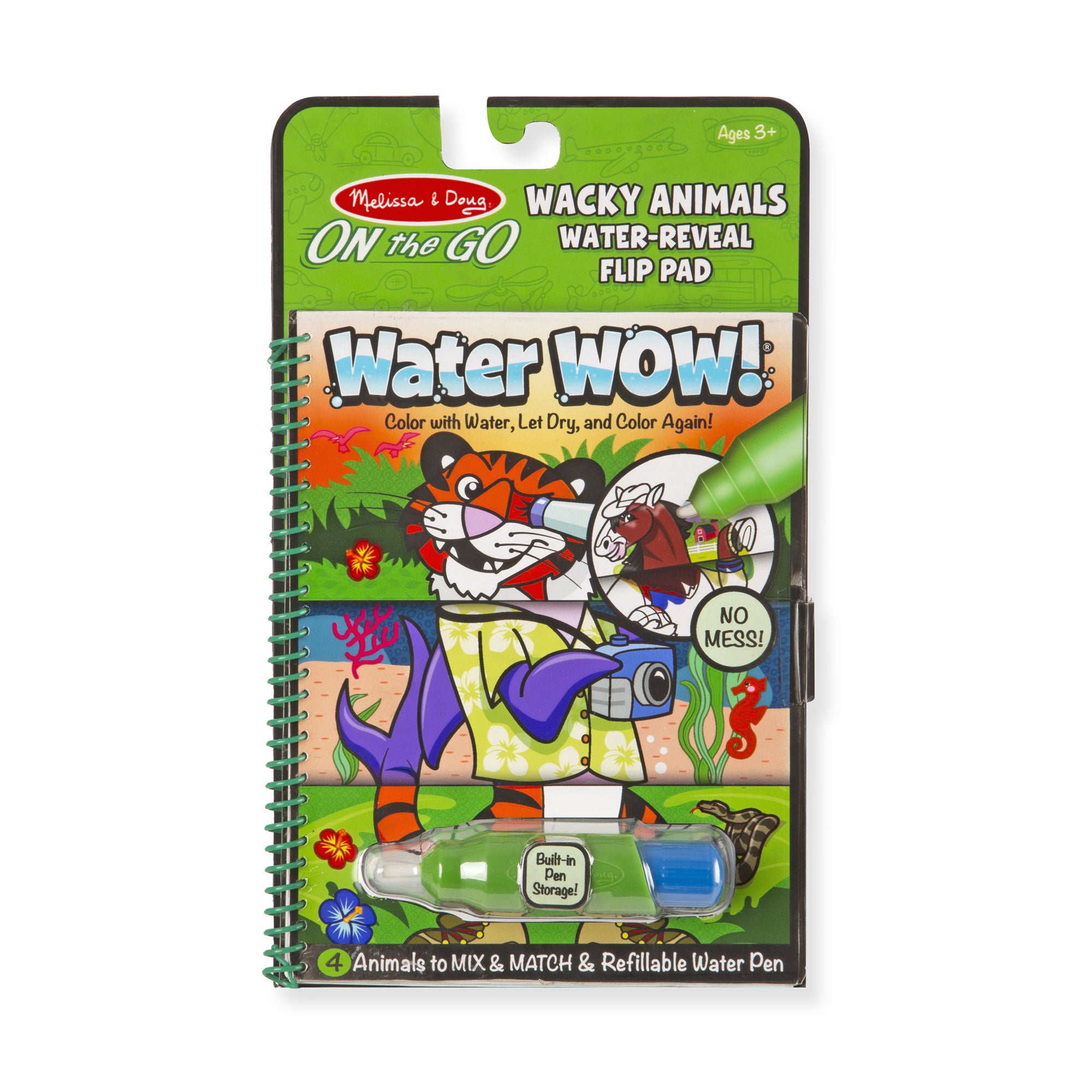 Buy Melissa & Doug On the Go Water Wow Reusable activity pad to reveal Animals | Yallatoys.com