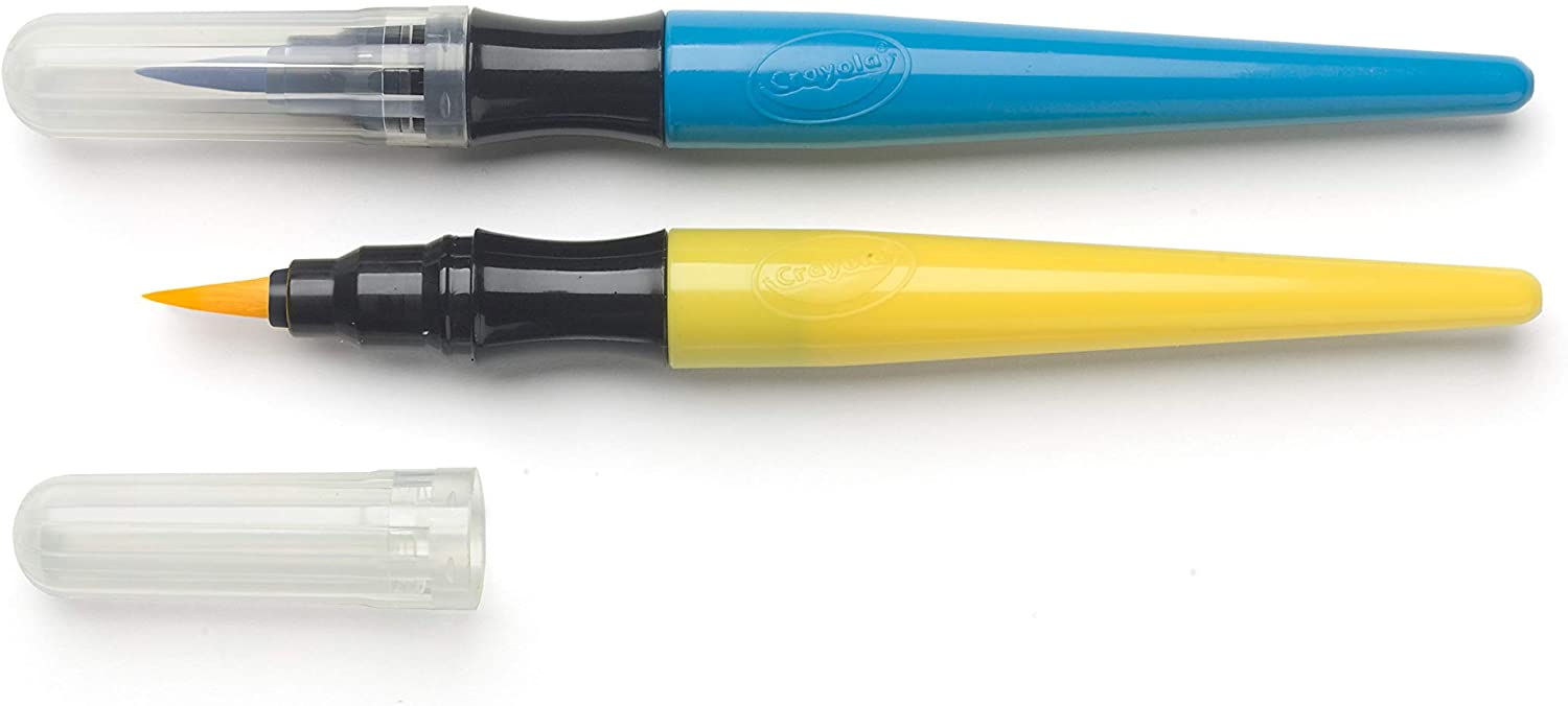 Buy Crayola 5 Washable No Drip Paint Brush Pens | Yallatoys.com