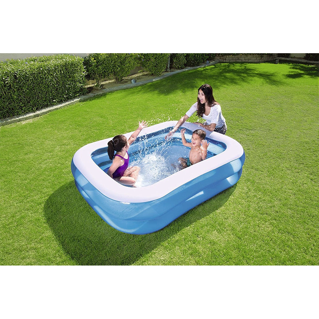 Buy Bestway Blue Rectangular Family Pool | Yallatoys.com