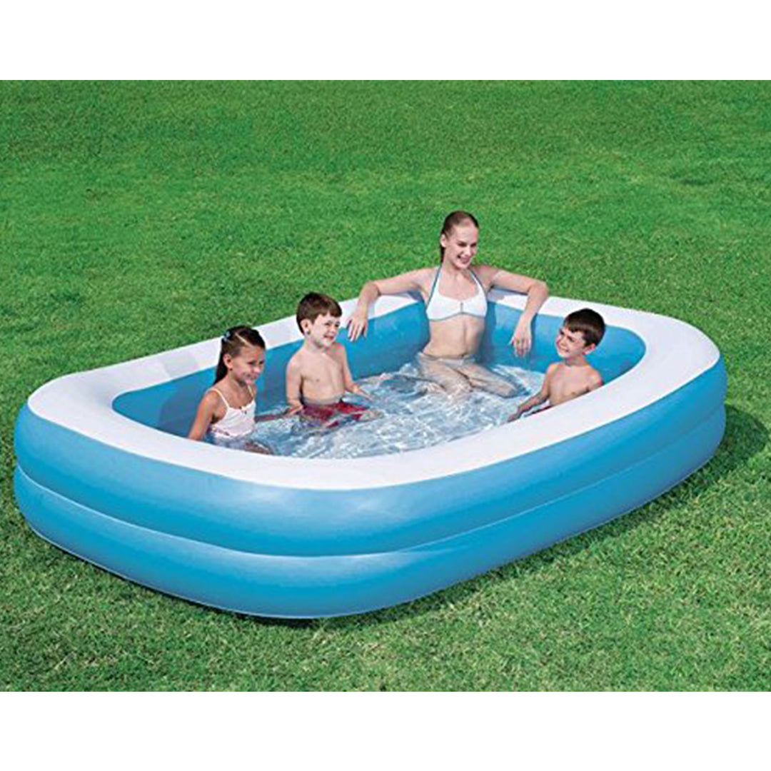 Buy Bestway Blue Rectangle Family Pool | Yallatoys.com