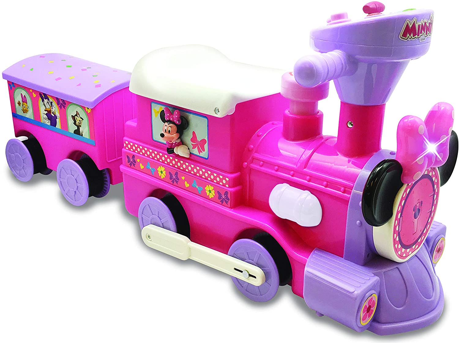 Buy Kiddieland Battery operated Minnie Ride On Train Choo Choo with Tracks | Yallatoys.com