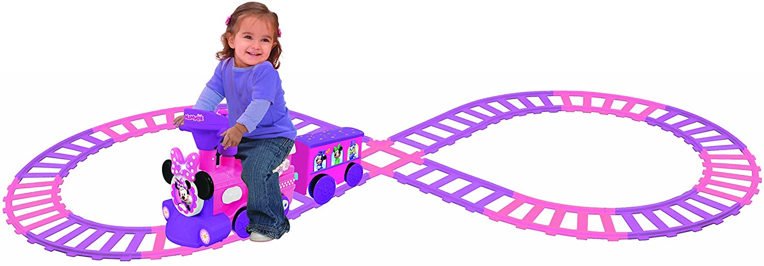 Buy Kiddieland Battery operated Minnie Ride On Train Choo Choo with Tracks | Yallatoys.com