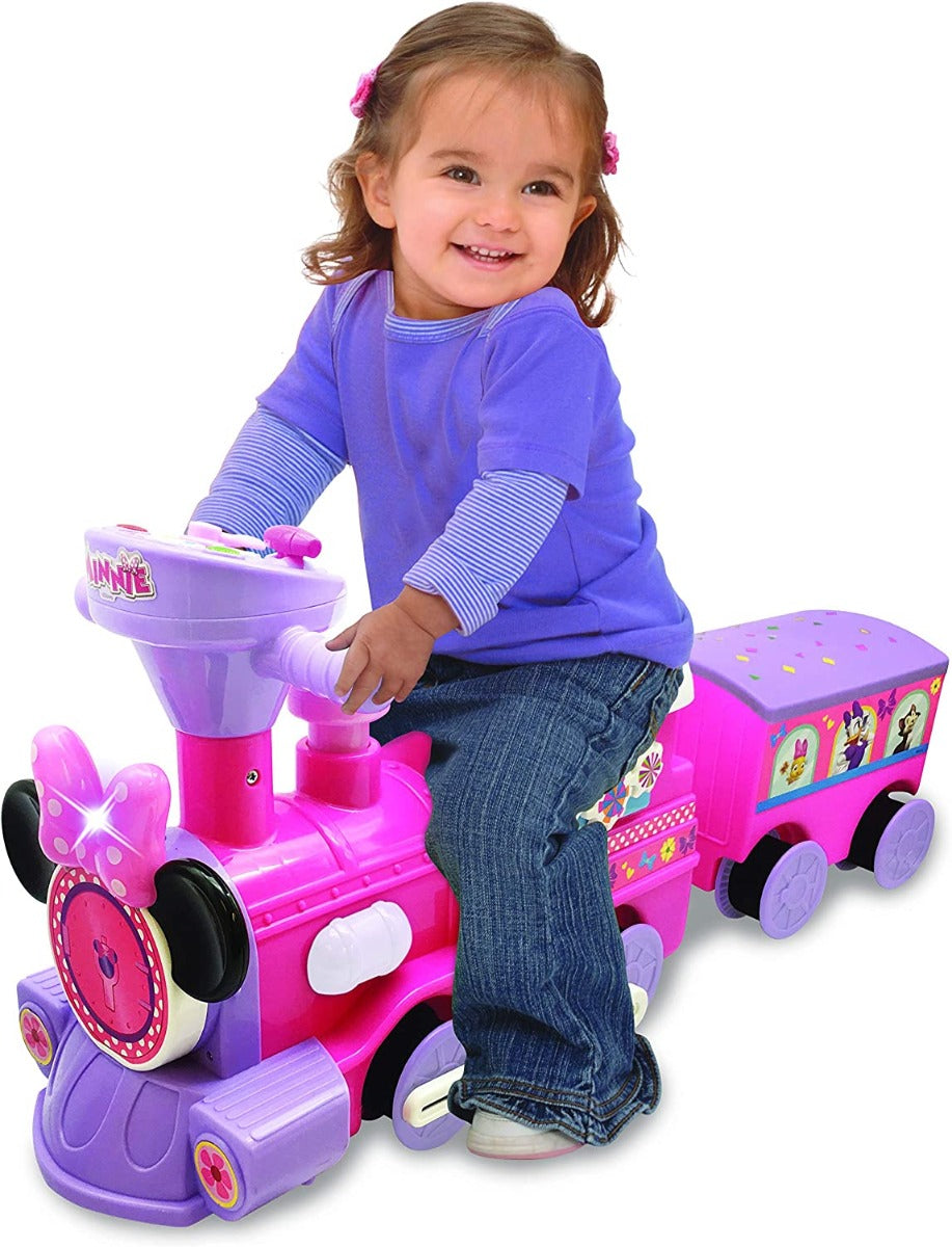 Buy Kiddieland Battery operated Minnie Ride On Train Choo Choo with Tracks | Yallatoys.com