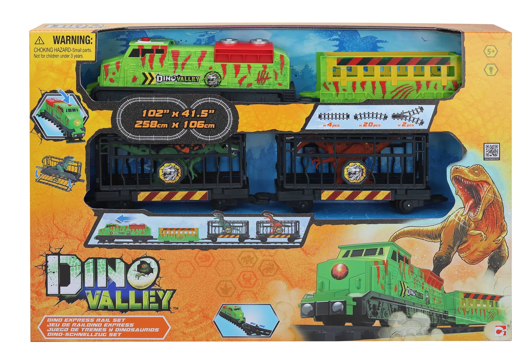 Buy Chap Mei Dino Valley Express Rail Set | Yallatoys.com