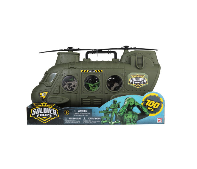 Buy Chap Mei Soldier Force Chinook Bucket 100Pcs | Yallatoys.com