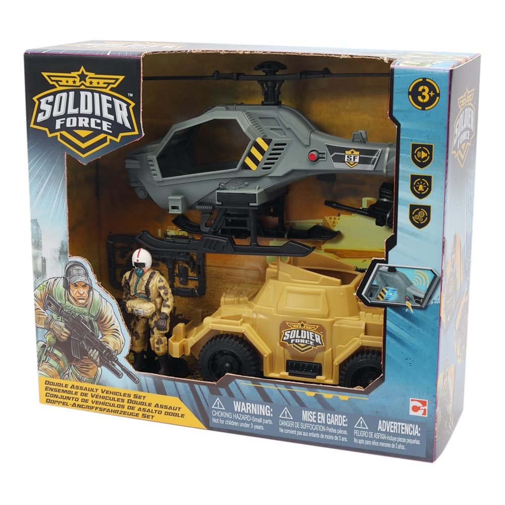 Buy Chap Mei Soldier Force Double Assault Vehicle Set | Yallatoys.com