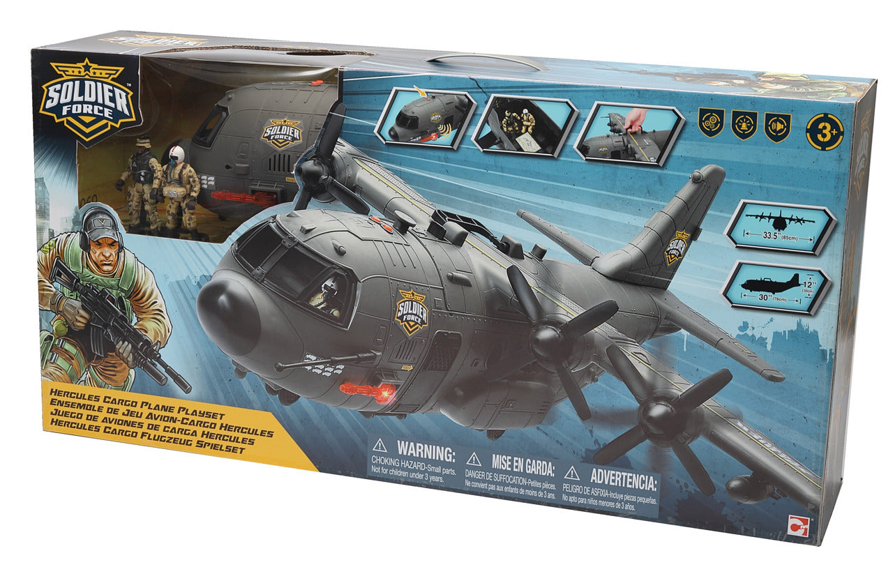 Buy Chap Mei Soldier Force Hercules Cargo Plane Playset | Yallatoys.com
