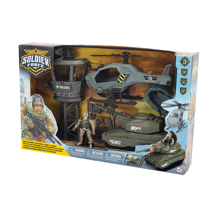 Buy Chap Mei Soldier Force Encampment Defense Troop Playset | Yallatoys.com