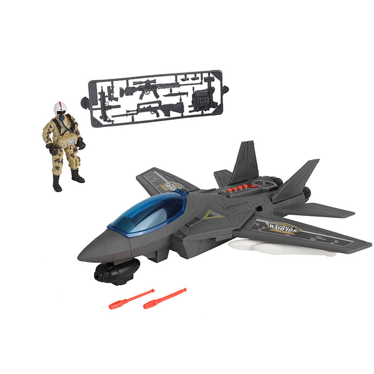 Buy Chap Mei Soldier Force Air Hawk Attak Plane Playset | Yallatoys.com