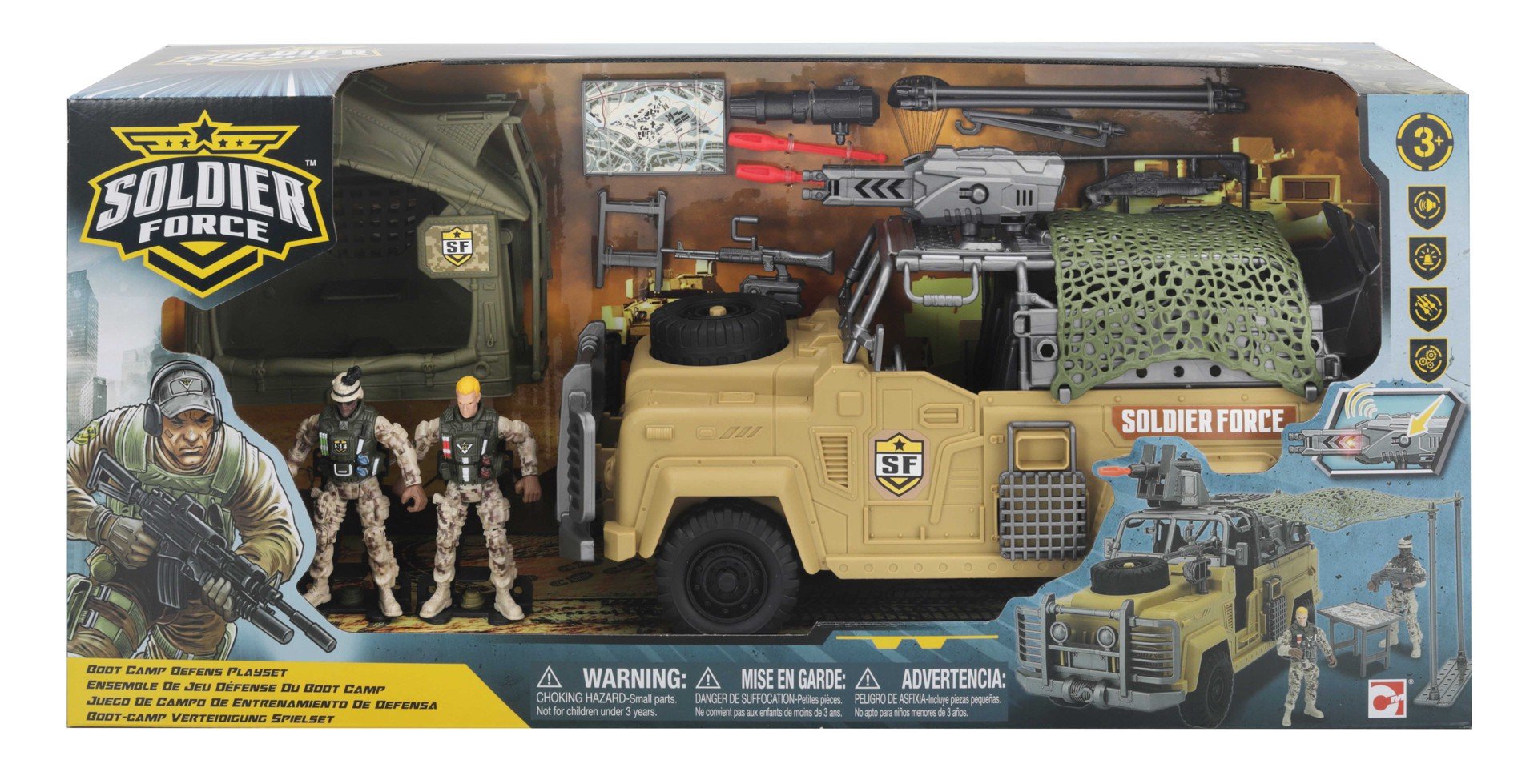 Buy Chap Mei Soldier Force Boot Camp Defense Playset | Yallatoys.com