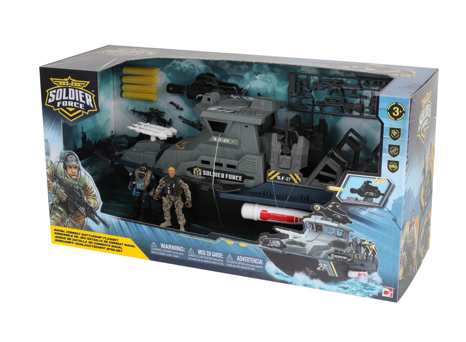 Buy Chap Mei Soldier Force Naval Combat Battleship Playset | Yallatoys.com
