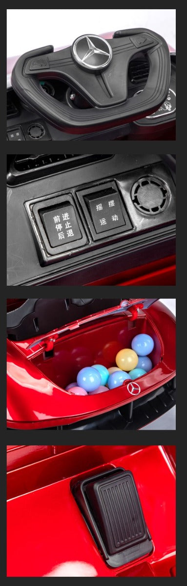 Buy Mercedes Benz 12v Battery Operated Car with Remote Red | Yallatoys.com