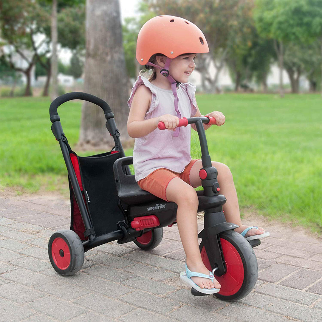 Buy Smart Trike Smartfold Folding Baby Tricycle Red | Yallatoys.com