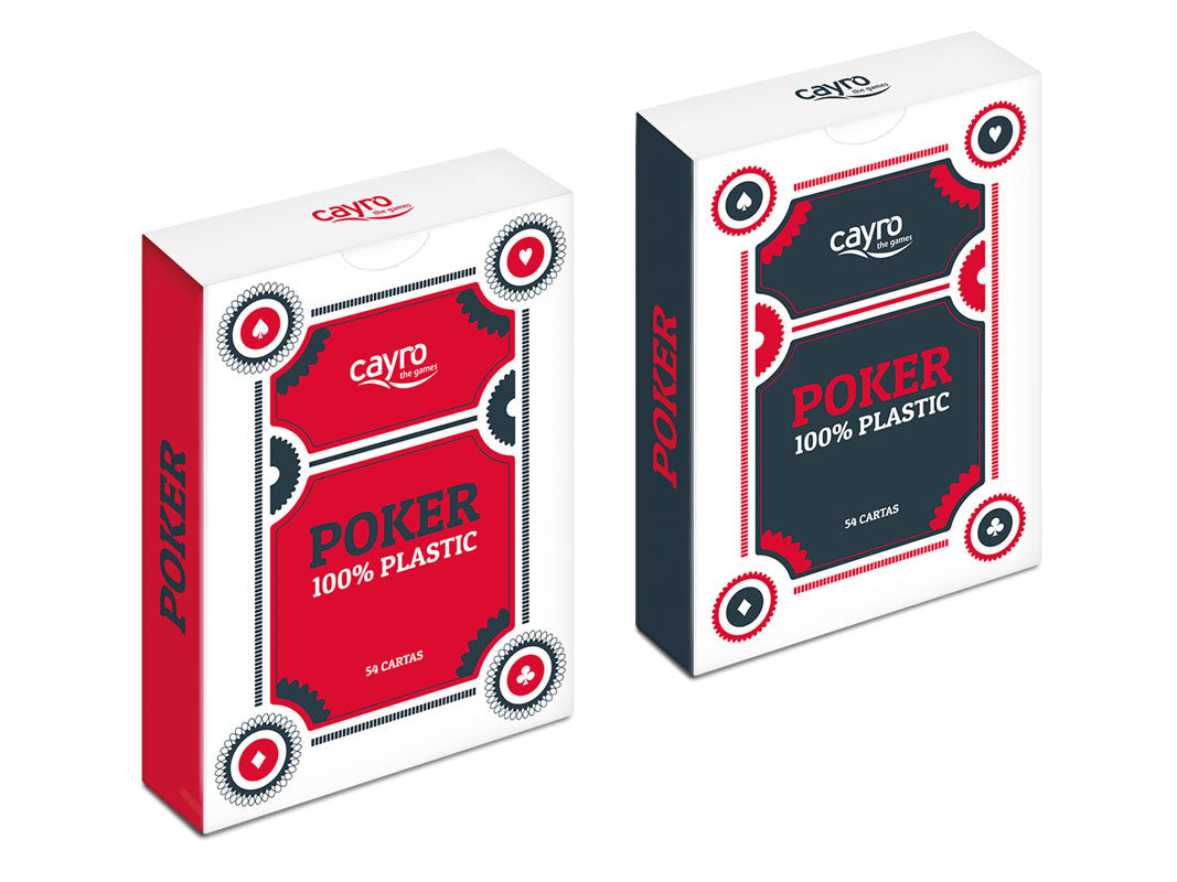 Buy Cayro Poker Cards 100% Plastic | Yallatoys.com