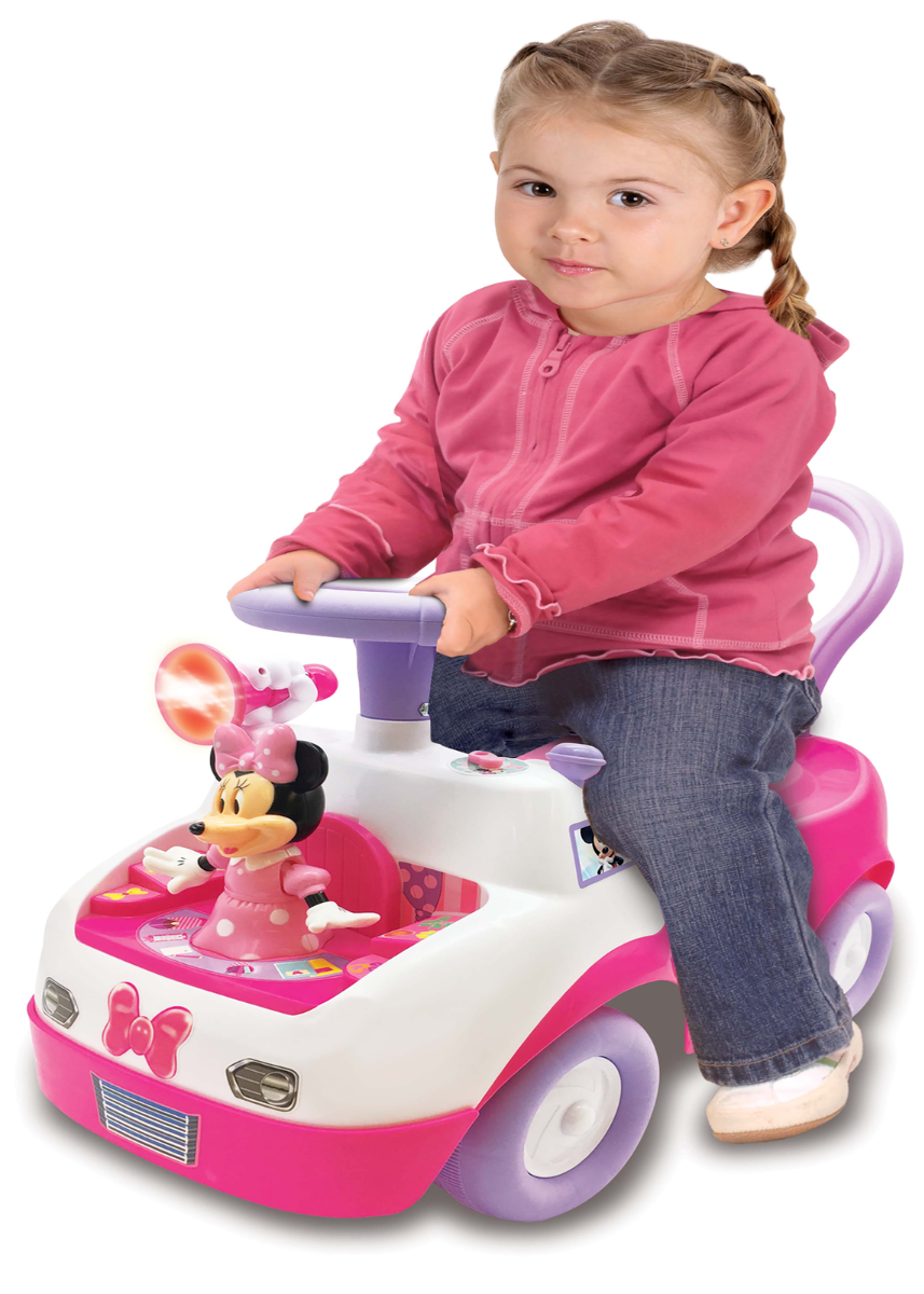 Buy Kiddieland Minnie Mouse Dancing Activity Interactive Ride On Car with Sounds | Yallatoys.com