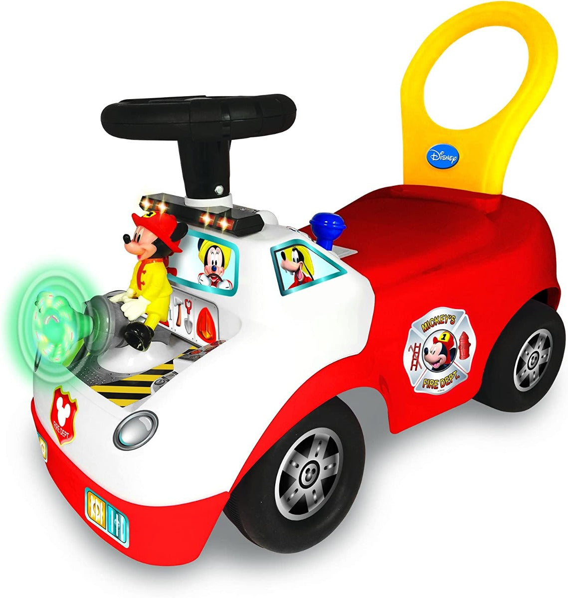 Buy Kiddieland Disney Mickey Activity Fire Truck Ride On | Yallatoys.com