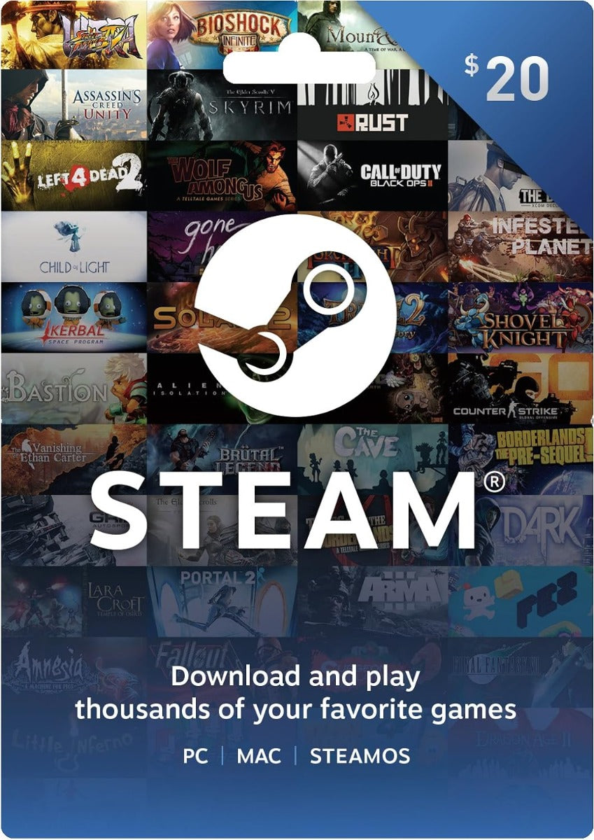 Buy USA Steam Cards 20$ | Yallatoys.com