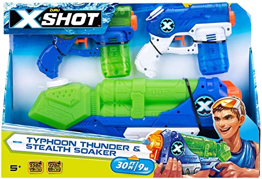 Buy X-Shot Water Warfare Combo Typhoon Thunder with 2 Stealth Soaker | Yallatoys.com