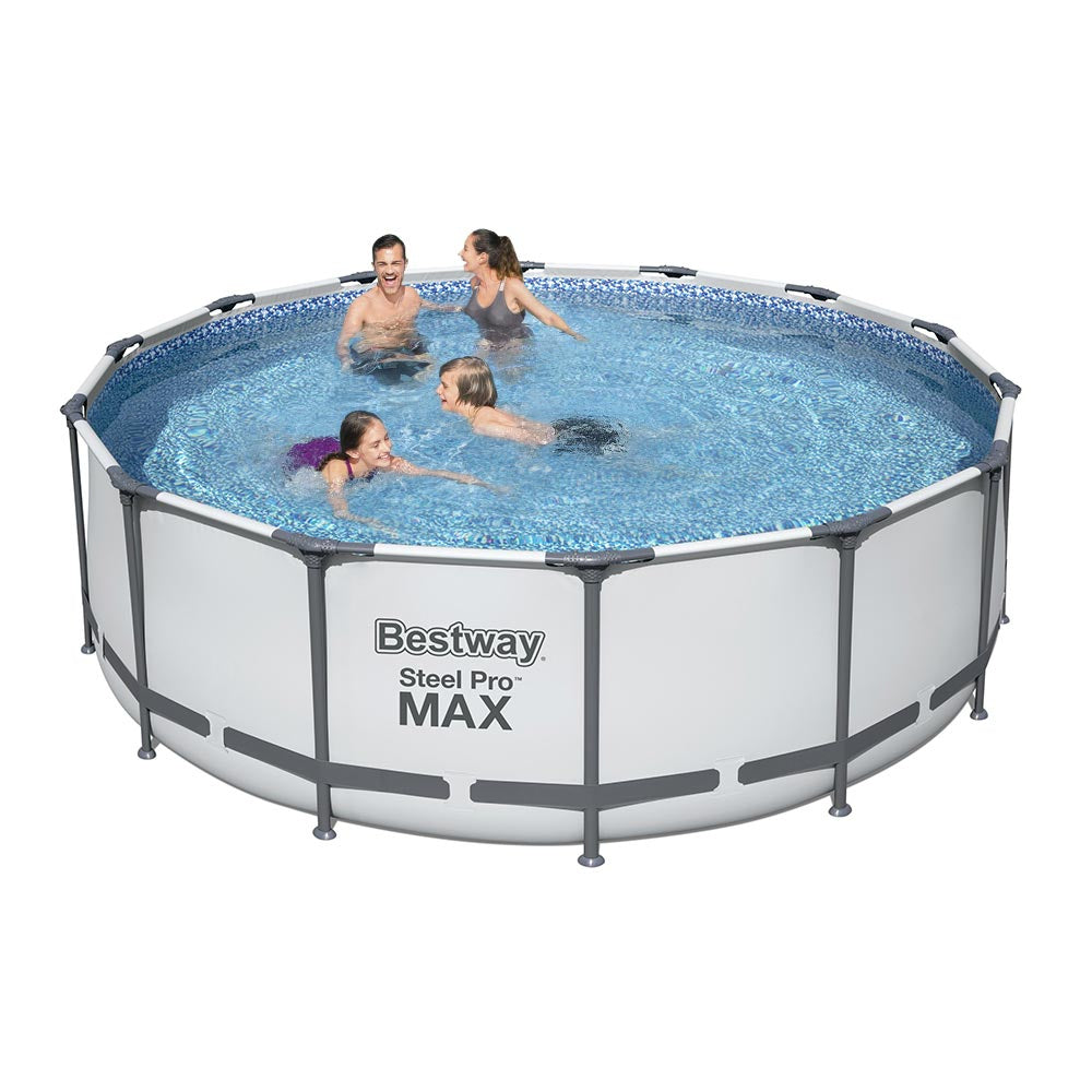 Buy Bestway Steel Promax Round Above Ground Pool 4.2m x 1.2m (Free Installation in 24hrs) | Yallatoys.com