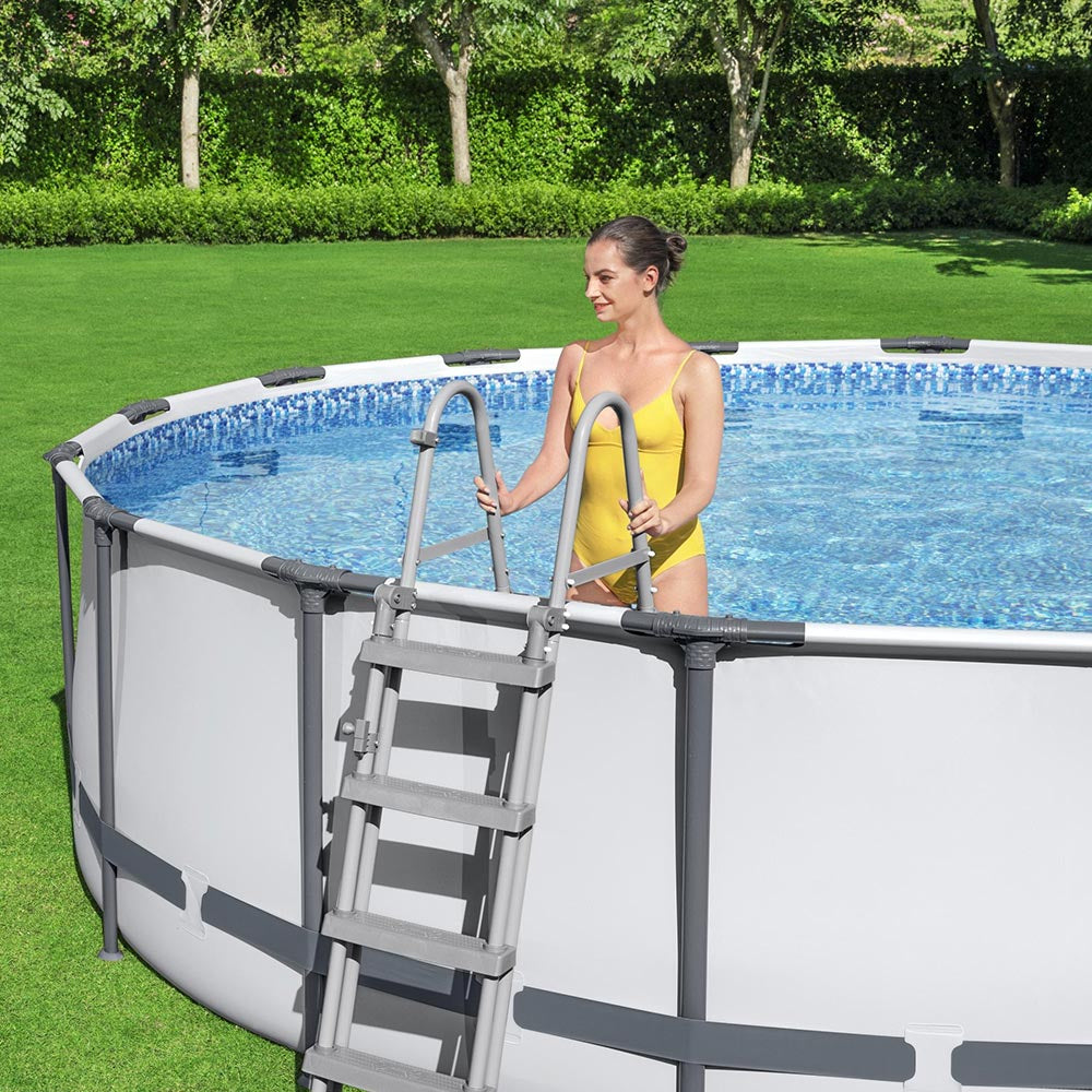 Buy Bestway Steel Promax Round Above Ground Pool 4.2m x 1.2m (Free Installation in 24hrs) | Yallatoys.com