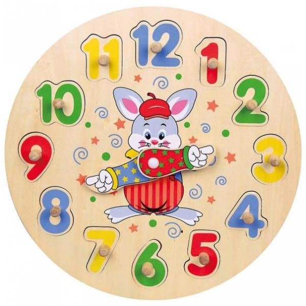 Buy Viga Clock Puzzle | Yallatoys.com