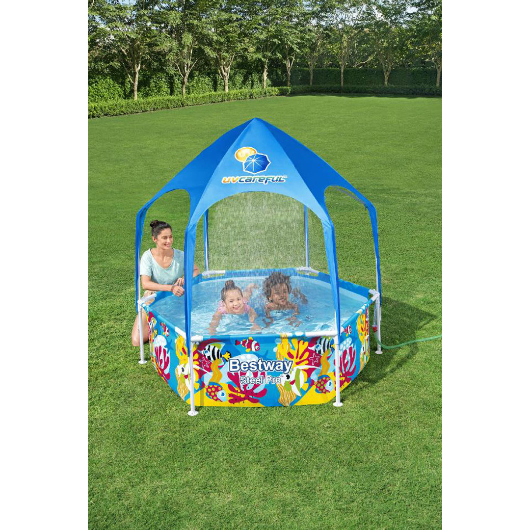 Buy Bestway Splash in Shade Play Pool Blue 1.8m x 0.51m (Free Installation in 24hrs) | Yallatoys.com