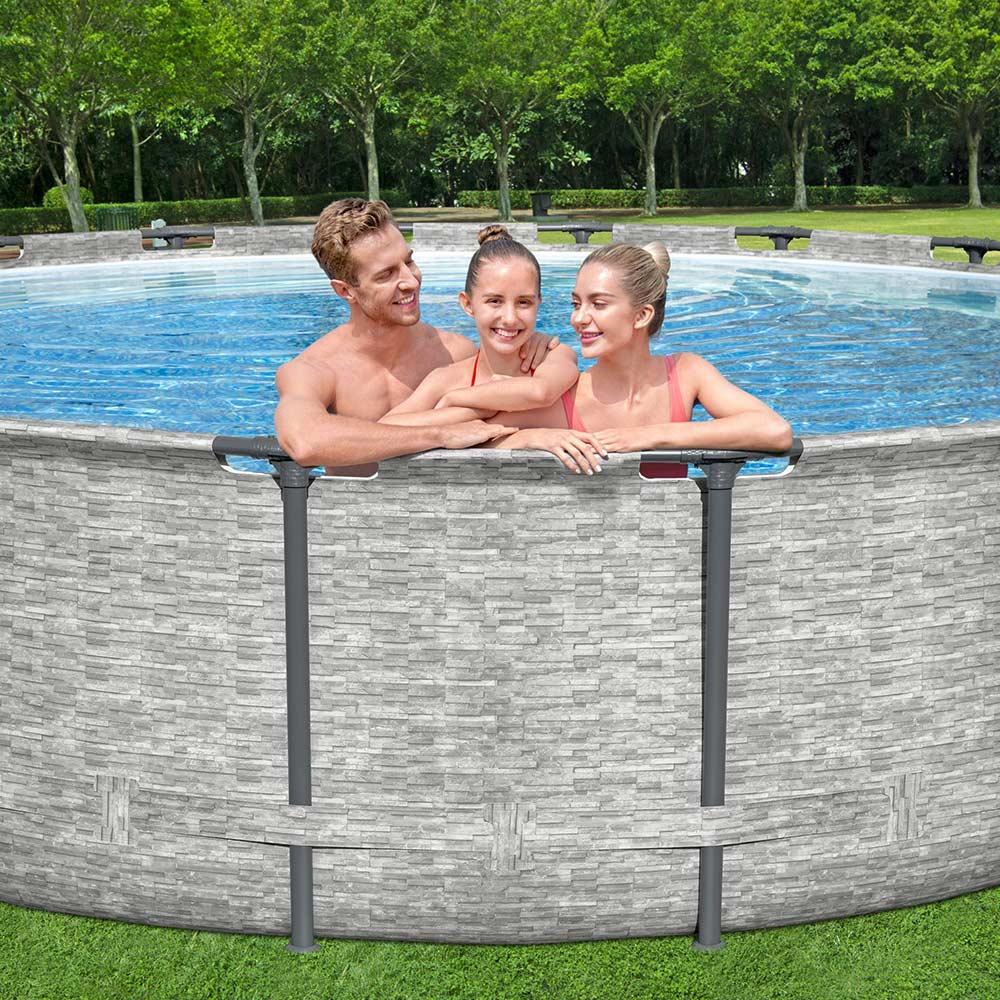 Buy Bestway Steel Promax Pool Set Round Above Ground Pool 5.4m x 1.22m (Free Installation in 24hrs) | Yallatoys.com