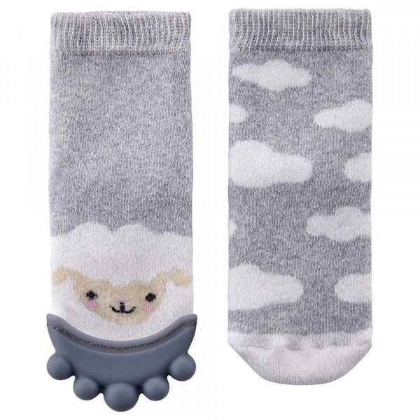 Babyjem Teether Sock Grey 3 12 Months Babyjem Yallatoys