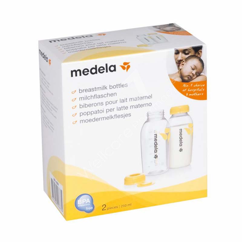 Medela Breastmilk Bottles 250Ml Box/2 Medela Yallatoys