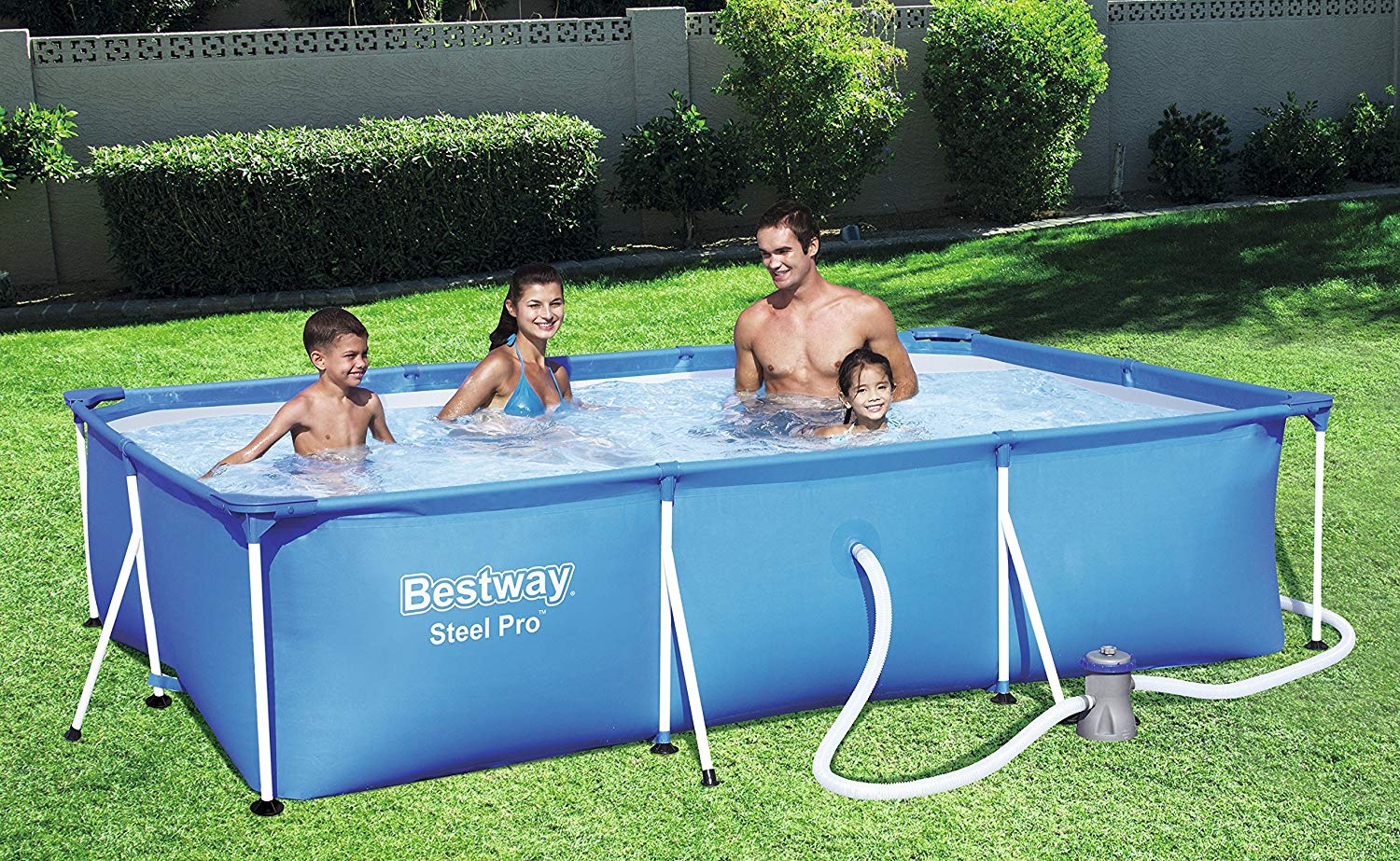 Buy Bestway Steel Pro Pool Set 3m x 2.01m x 0.66m (Free Installation in 24hrs) | Yallatoys.com