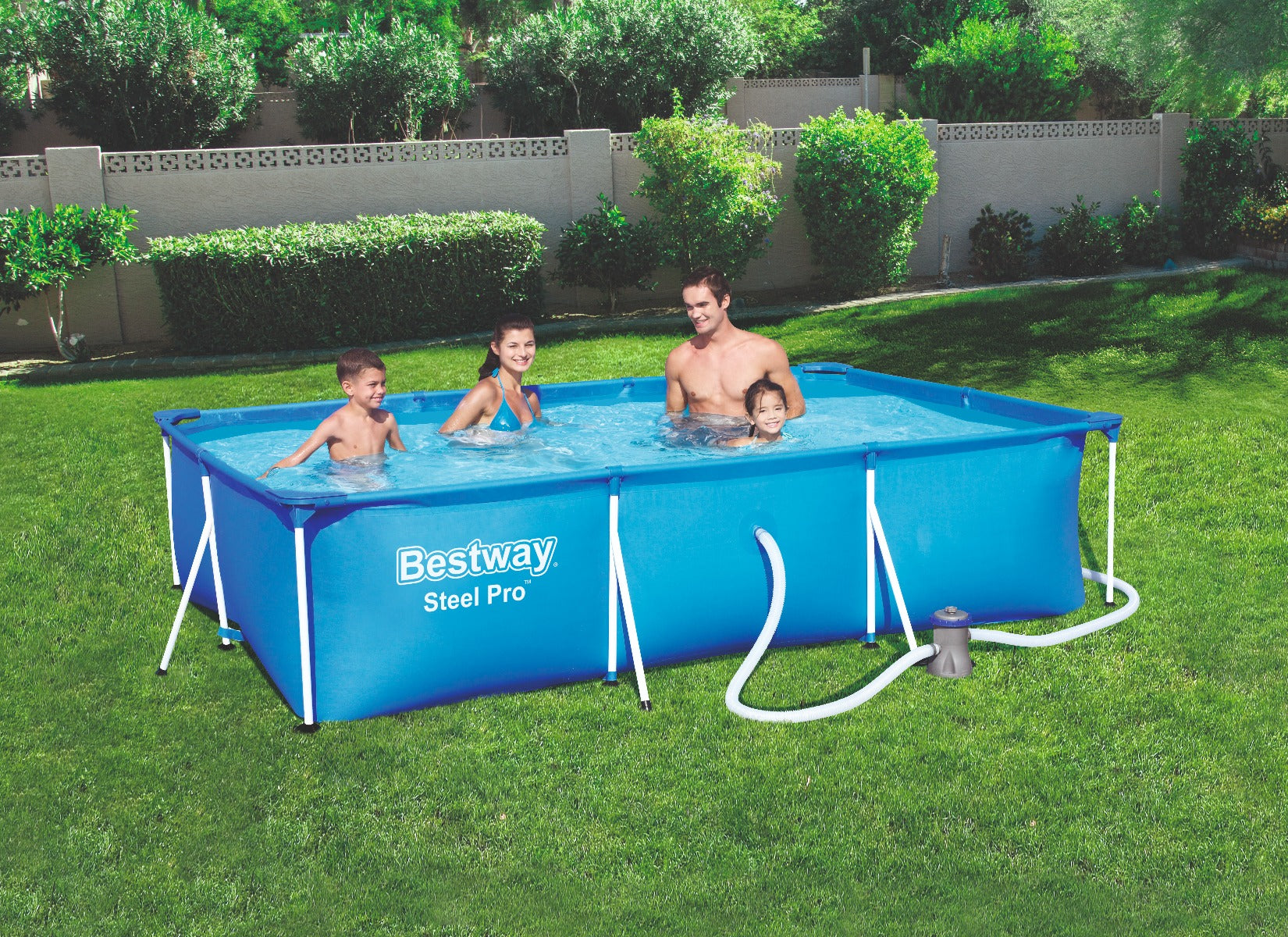 Buy Bestway Steel Pro Pool Set 3m x 2.01m x 0.66m (Free Installation in 24hrs) | Yallatoys.com