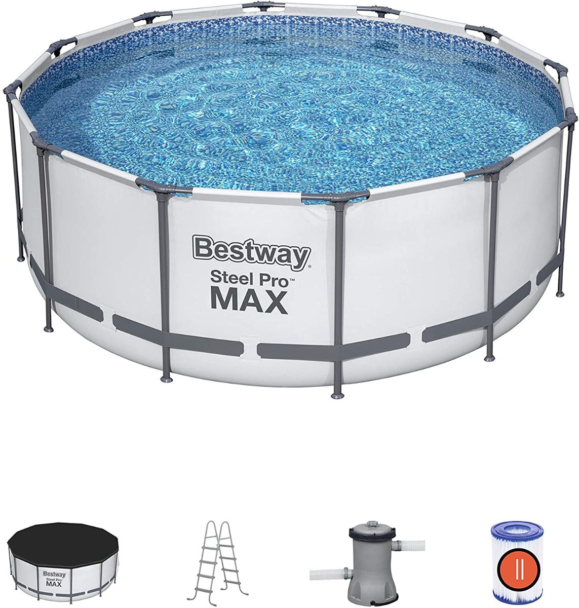 Buy Bestway Steel Promax Frame Pool Set 3.6m x 1.2m (Free Installation in 24hrs) | Yallatoys.com