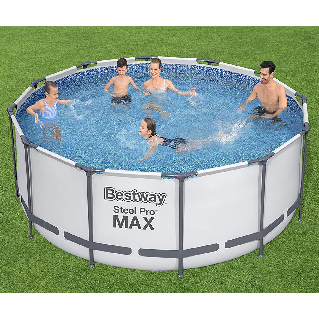 Buy Bestway Steel Promax Frame Pool Set 3.6m x 1.2m (Free Installation in 24hrs) | Yallatoys.com