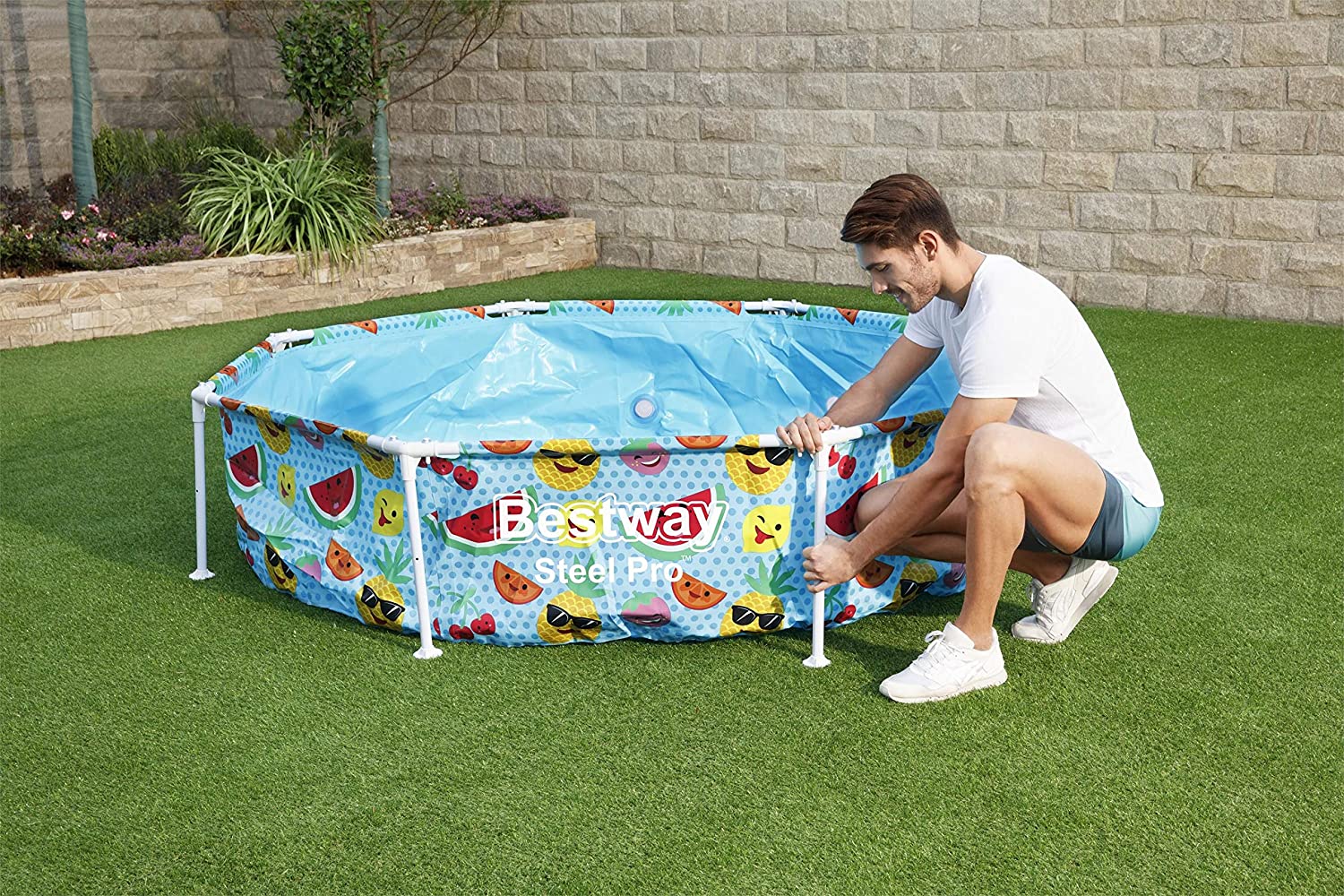 Buy Bestway Splash-In-Shade Play Pool  2.44m x 0.51m (Free Installation in 24hrs) | Yallatoys.com