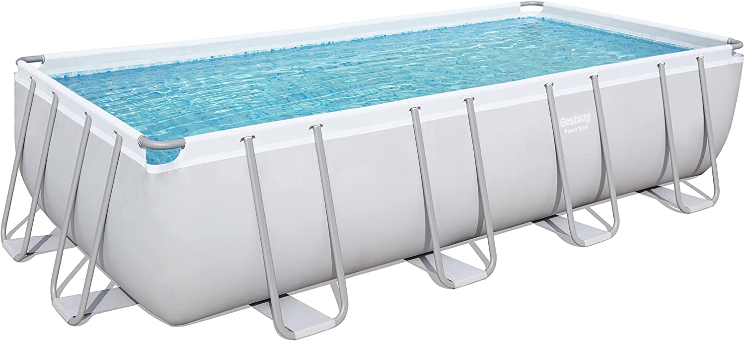 Buy Bestway Power Steel Rectangular Pool Set 5.4m x 2.7m x 1.2m (Free Installation in 24hrs) | Yallatoys.com
