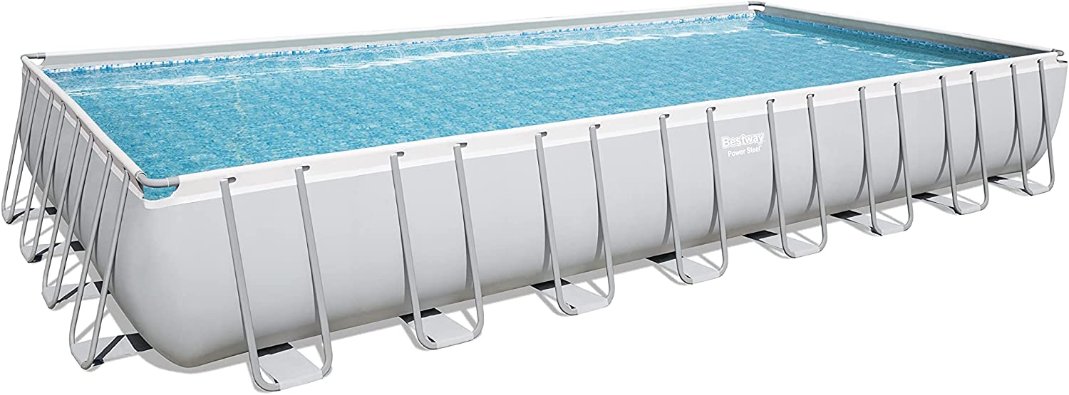 Buy Bestway Power Steel Rectangular Pool Set 9.5m x 4.8m x 1.3m  (Free Installation in 24hrs) | Yallatoys.com