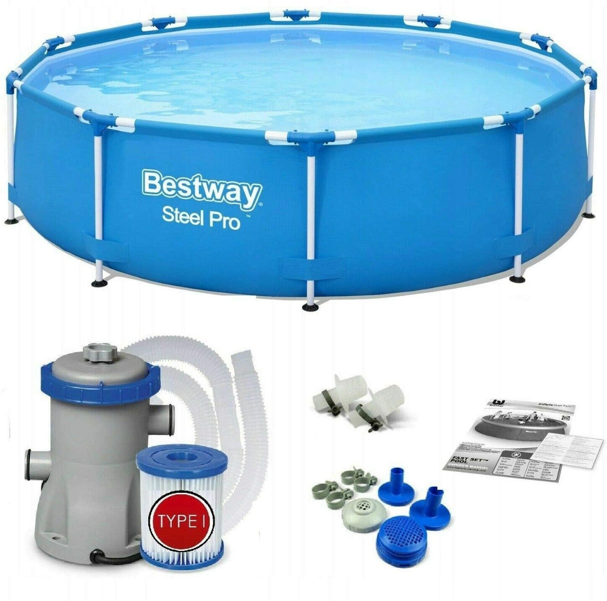 Buy Bestway Round Pool Set 3.05m x 0.76m  (Free Installation in 24hrs) | Yallatoys.com