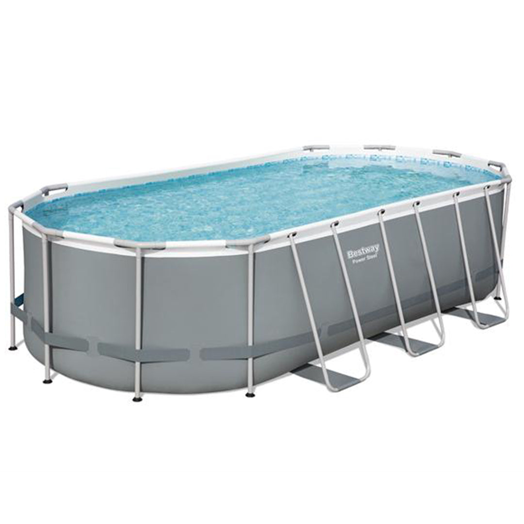Buy Bestway Oval Pool Set 5.4m x 2.7m x 1.2m  (Free Installation in 24hrs) | Yallatoys.com