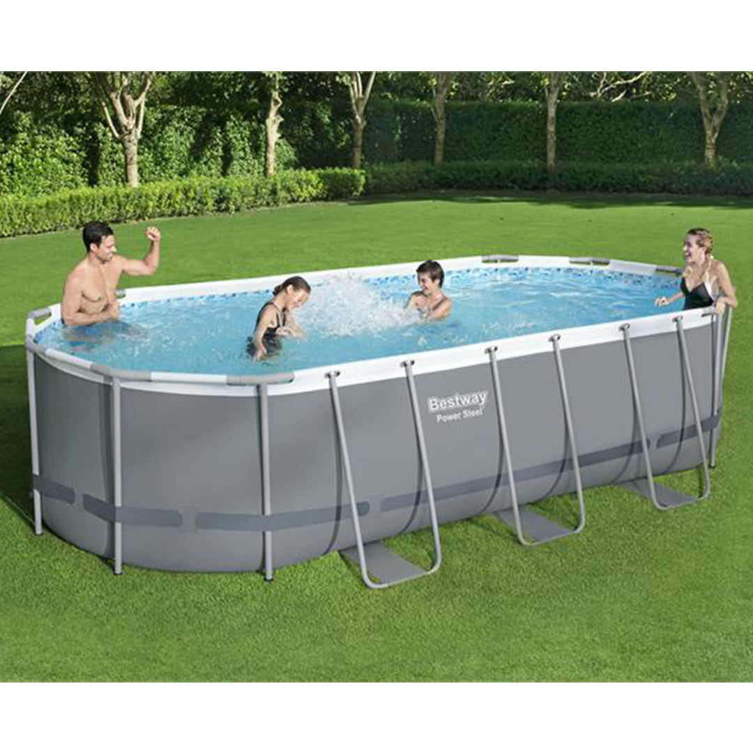Buy Bestway Oval Pool Set 5.4m x 2.7m x 1.2m  (Free Installation in 24hrs) | Yallatoys.com