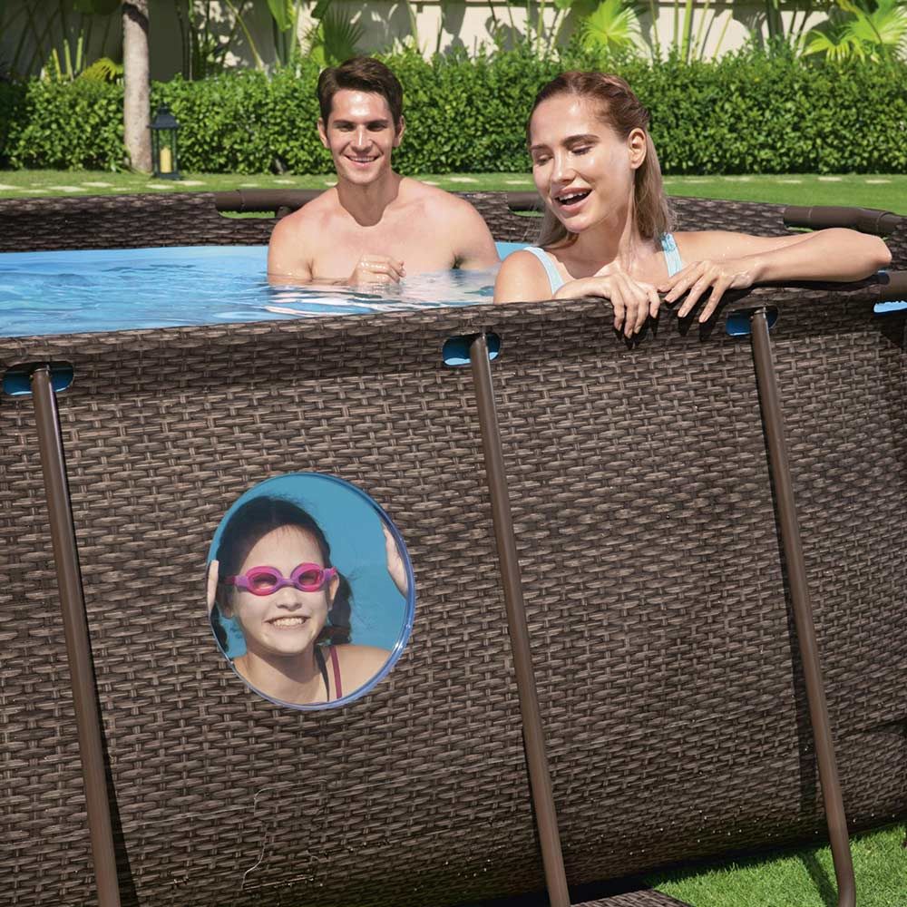Buy Bestway Oval Swimming Pool Swim Vista Set 5.4m x 2.7m x 1.2m  (Free Installation in 24hrs) | Yallatoys.com