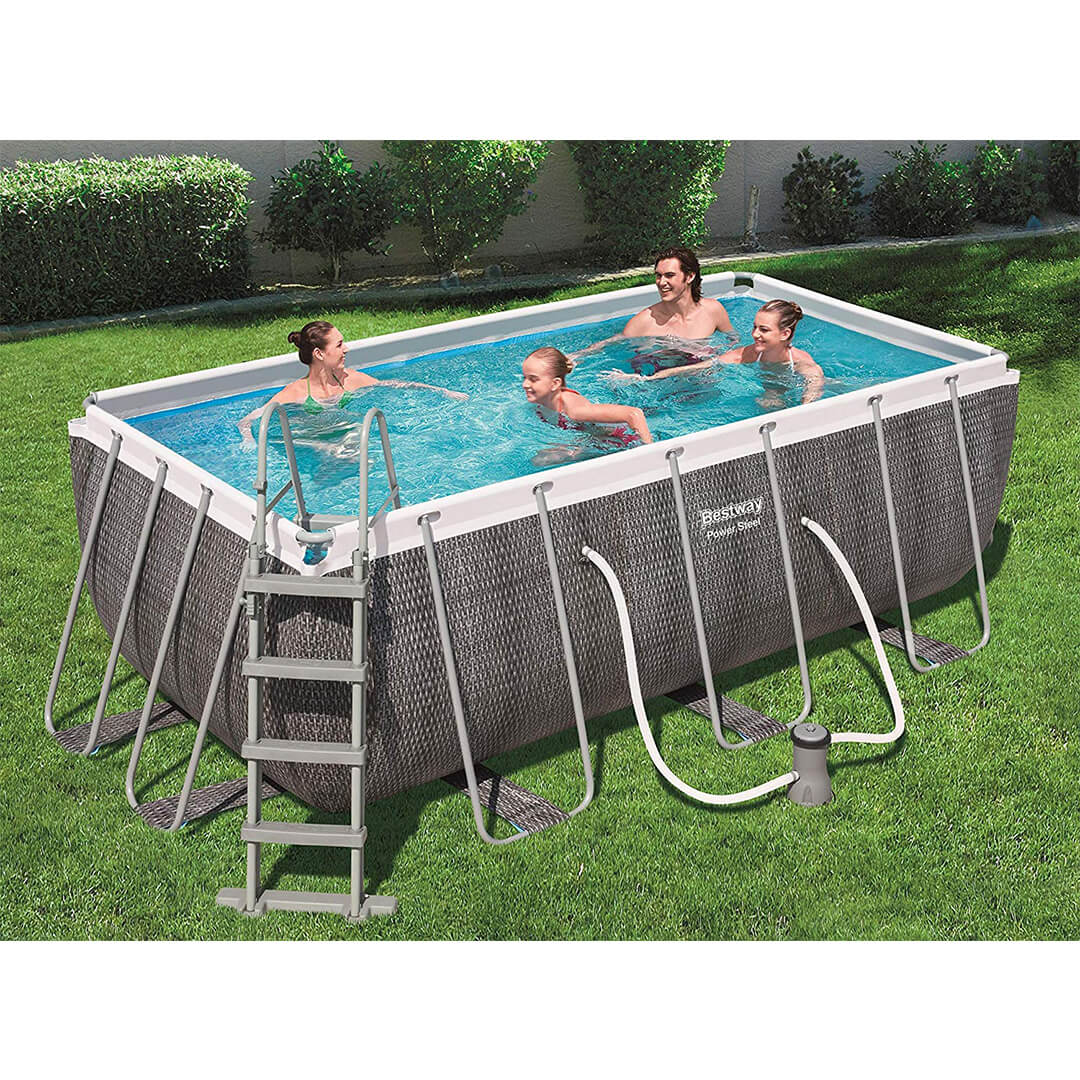 Buy Bestway Rectangular Pool Set 4.1m x 2.01m x 1.2m (Free Installation in 24hrs) | Yallatoys.com