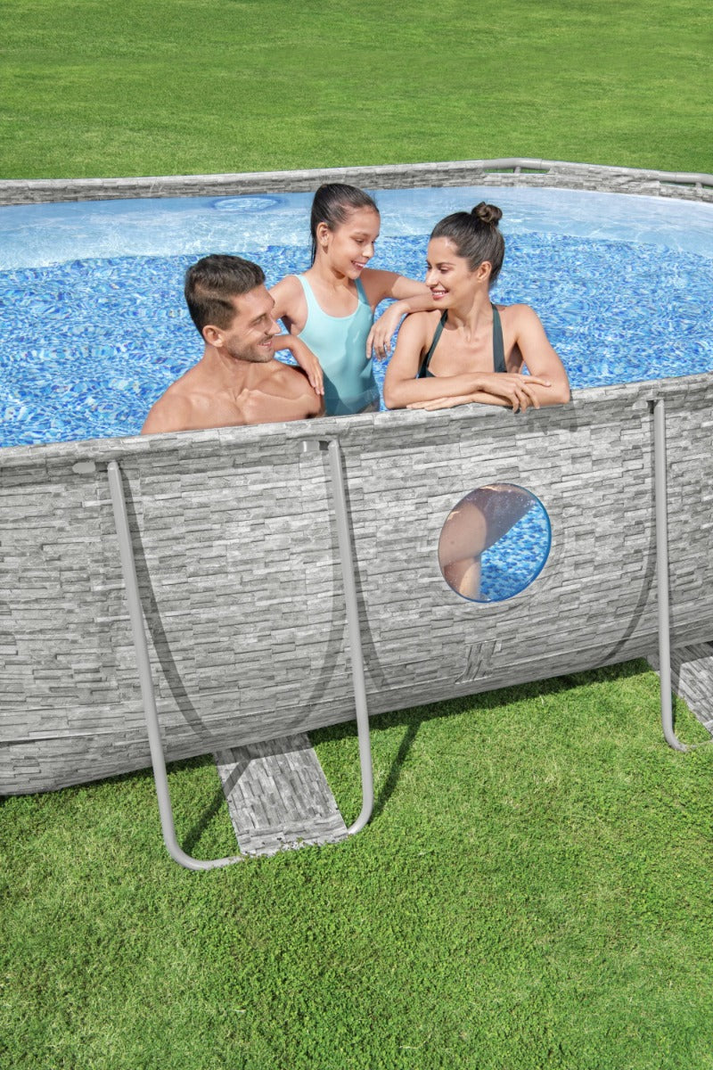 Buy Bestway Above Ground Oval Pool 4.8m x 1.2m (Free Installation in 24hrs) | Yallatoys.com