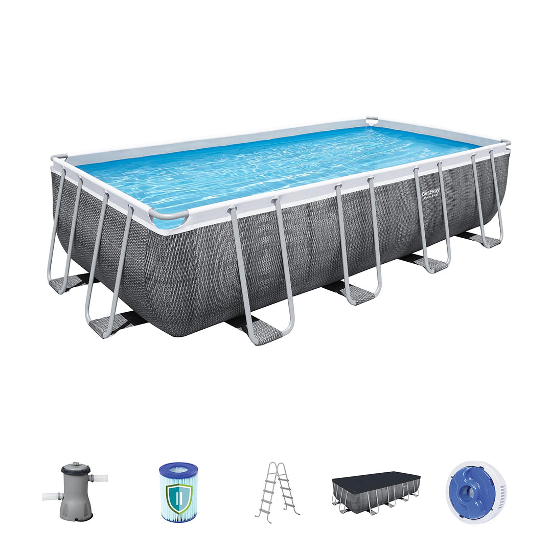 Buy Bestway Rectangular Pool Set 4.8m x 2.4m (Free Installation in 24hrs) | Yallatoys.com