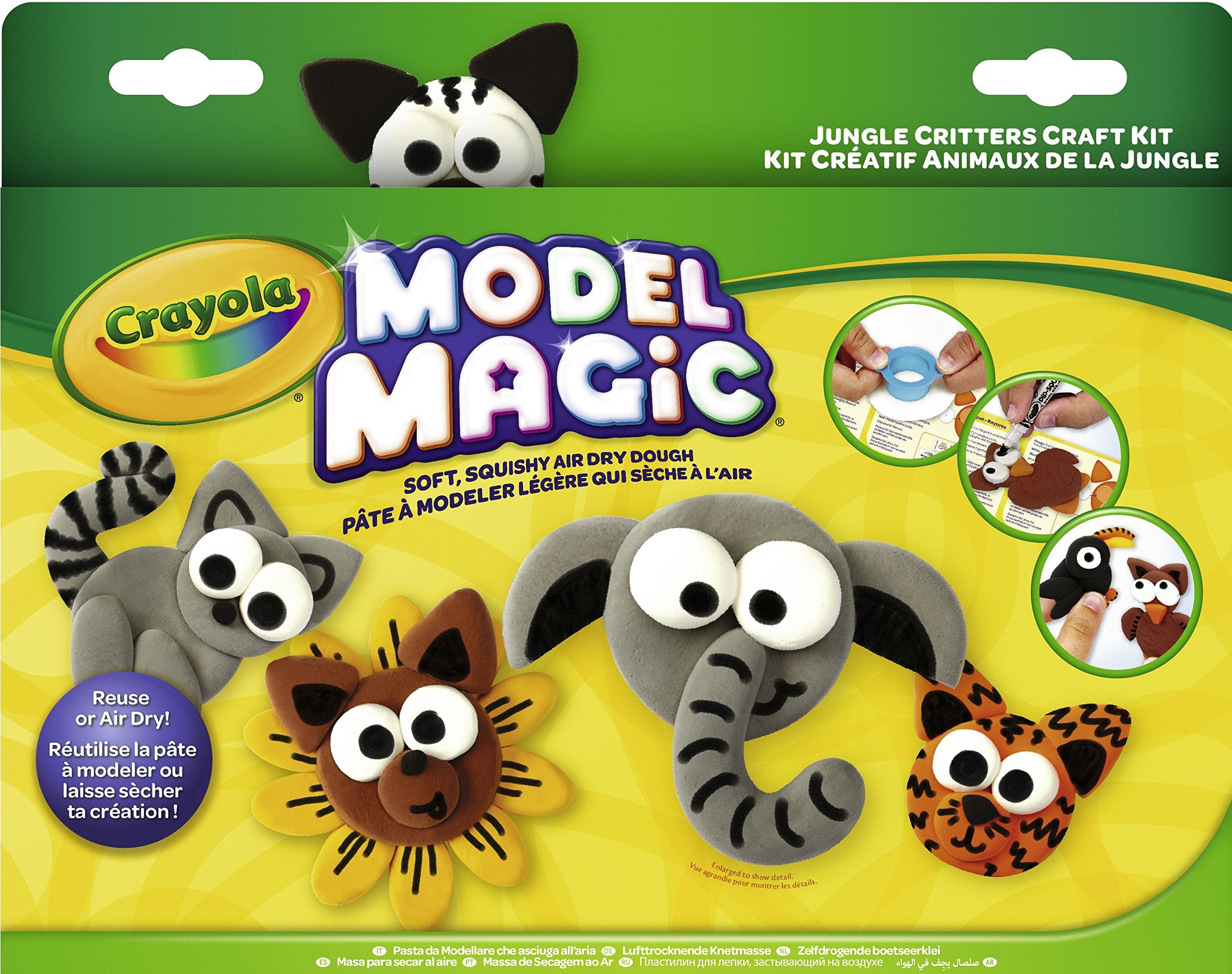 Buy Crayola Model Magic Creative Critters Jungle Craft Kit | Yallatoys.com