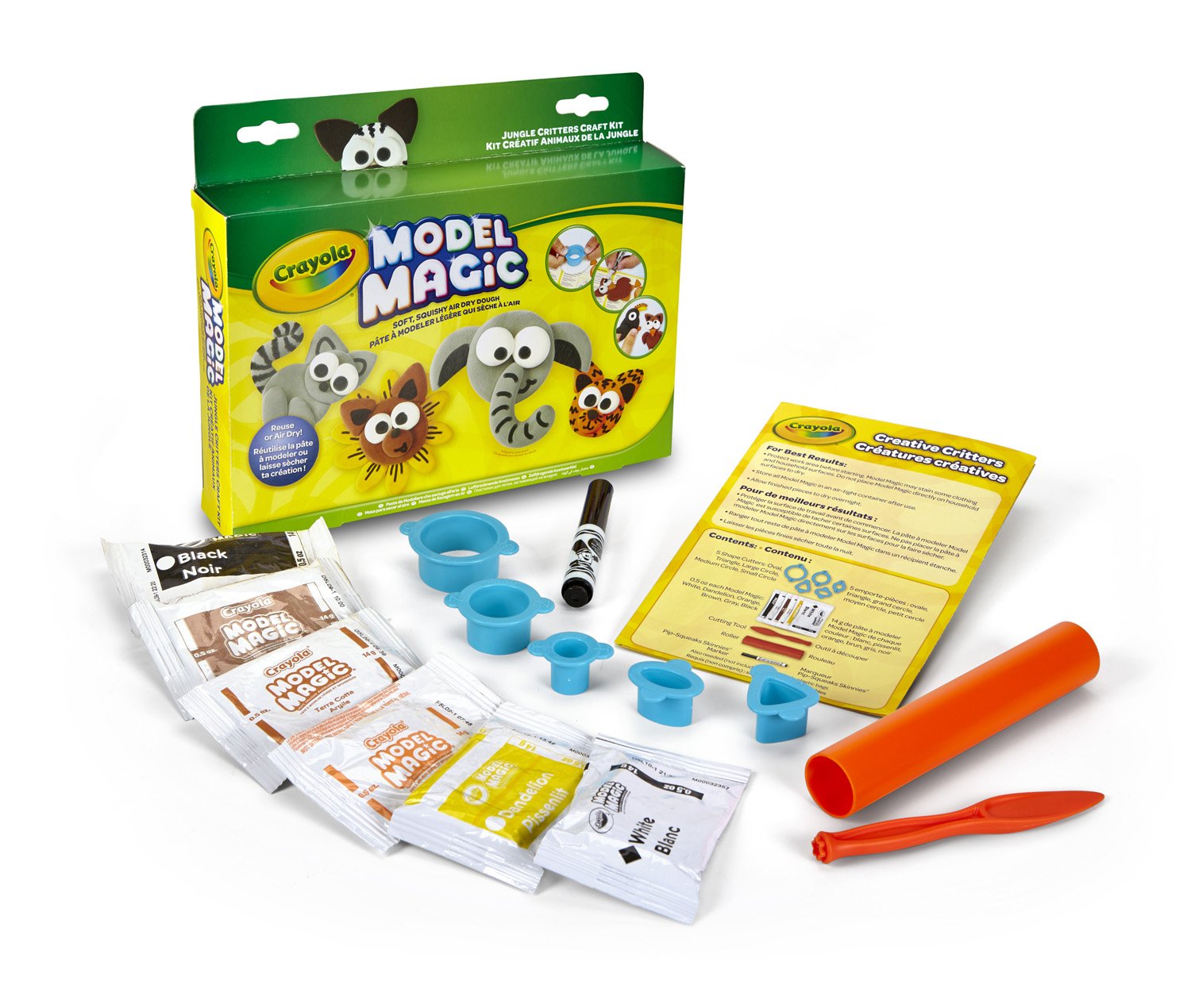 Buy Crayola Model Magic Creative Critters Jungle Craft Kit | Yallatoys.com